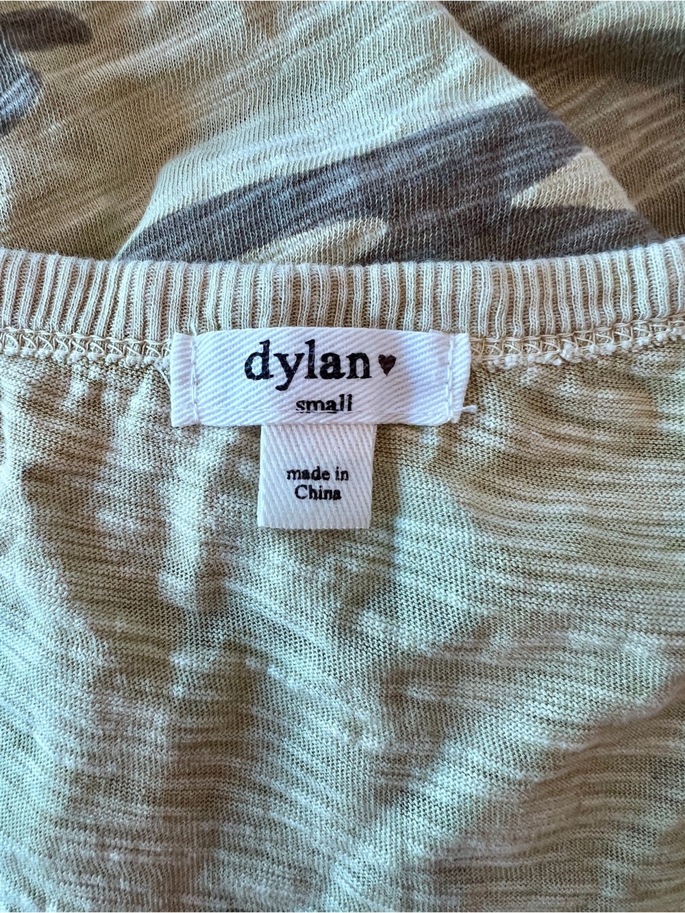 dylan Olive Camo Ruffle-Front Tank - Picture 7 of 7